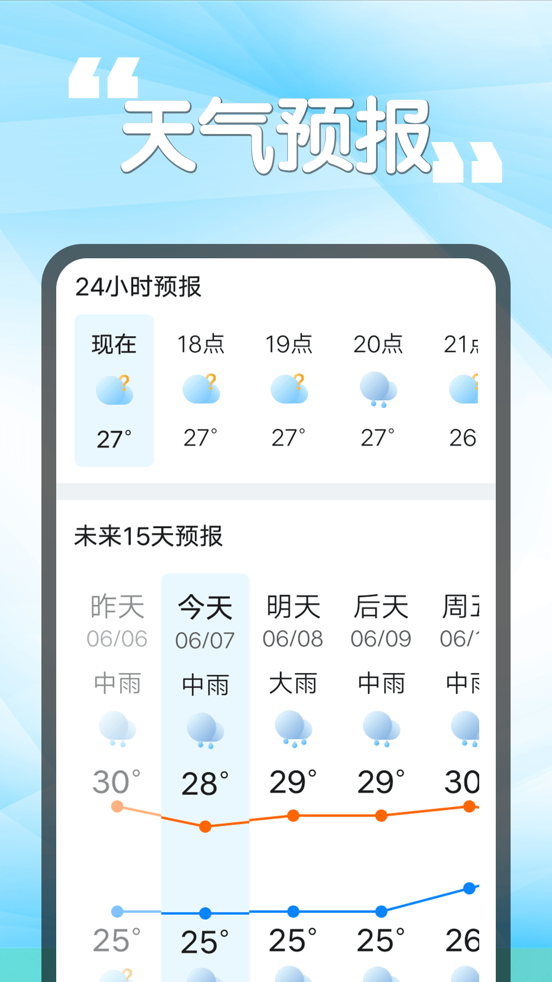 瓜子天气app官网版截图