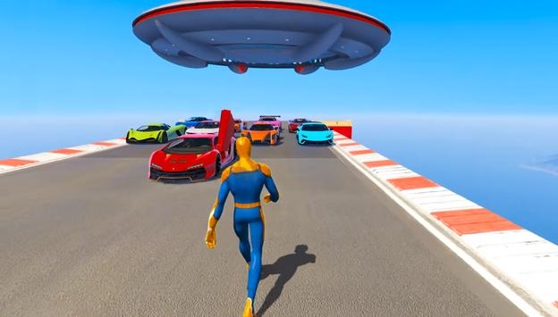 汽车游戏超级英雄汽车特技截图