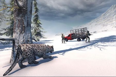 北极豹家族雪林模拟(Snow Leopard Family Sim)截图