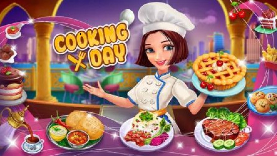 烹饪日厨师烹饪(Cooking Day Chef Cooking games)截图