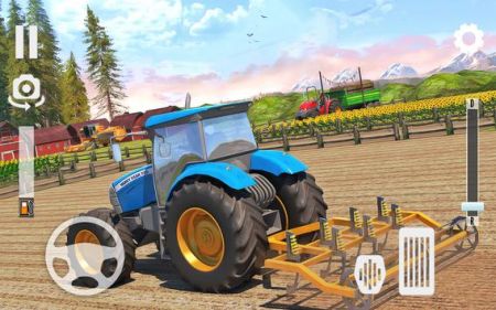 大型农业拖拉机驾驶(Big Farming Games：Farm Games)截图