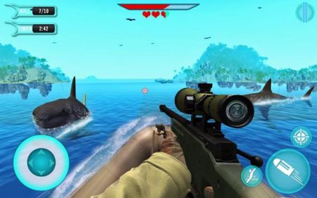 愤怒鲨鱼狙击手3D(Angry Shark Sniper )截图
