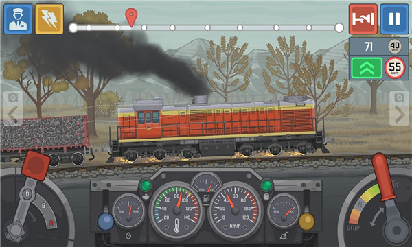 模拟火车行驶截图