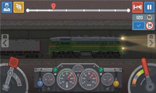 模拟火车行驶截图