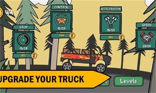 登山赛车冲刺(Hills trees and truck)游戏官方版下载截图