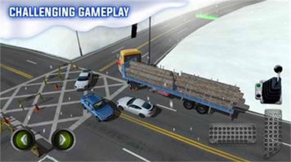 冰路卡车停车模拟截图