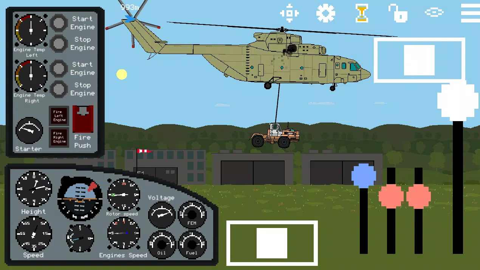 像素直升机模拟器汉化版下载游戏最新版截图