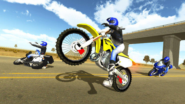 公路摩托3D游戏单机版截图