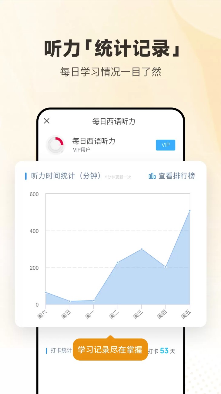 每日西语听力截图