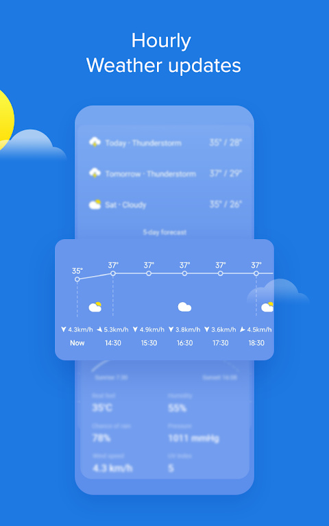 小米天气预报截图