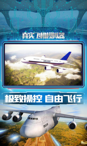 真实飞机模拟器截图