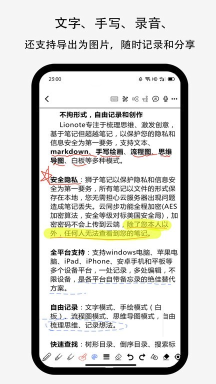 Lionote截图