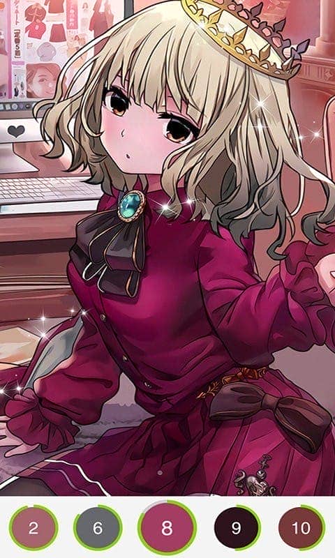 公主涂色日记截图