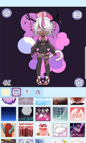 魔幻女孩换装截图