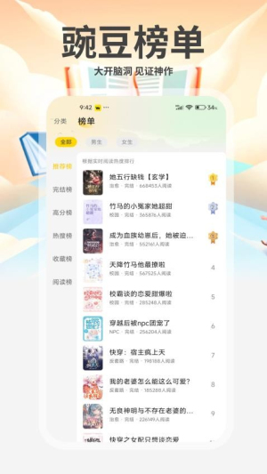 豌豆免费小说截图
