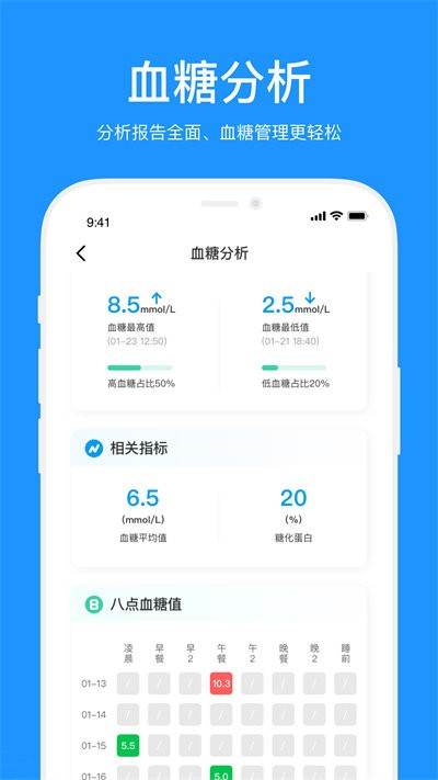 美奇血糖仪截图