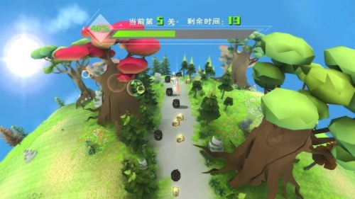 跑个球球截图