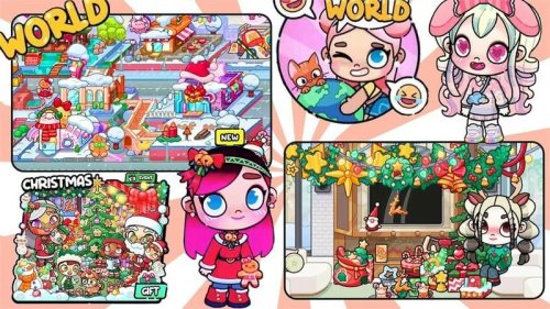凡达世界樱花小镇截图