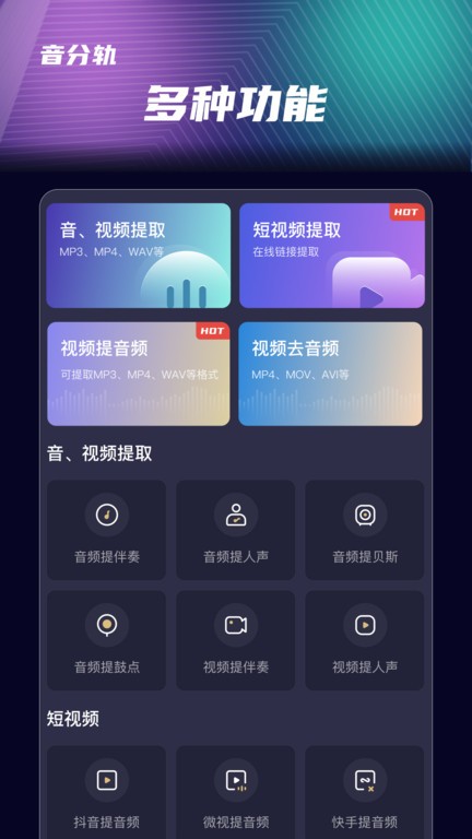 音分轨人声分离截图