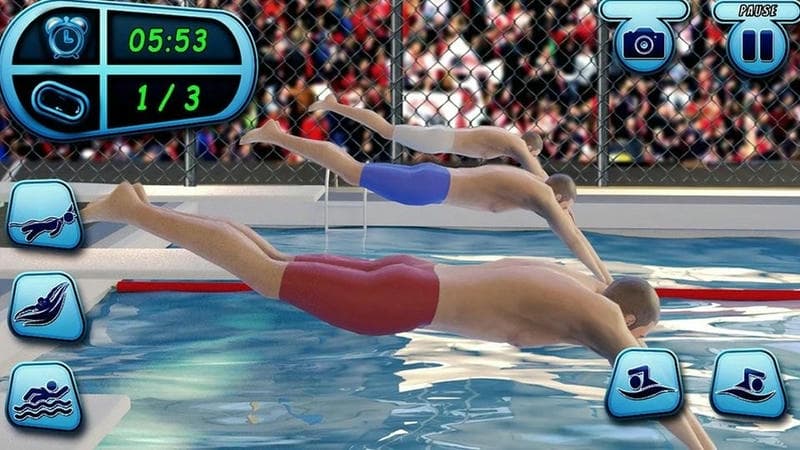 3d模拟游泳截图