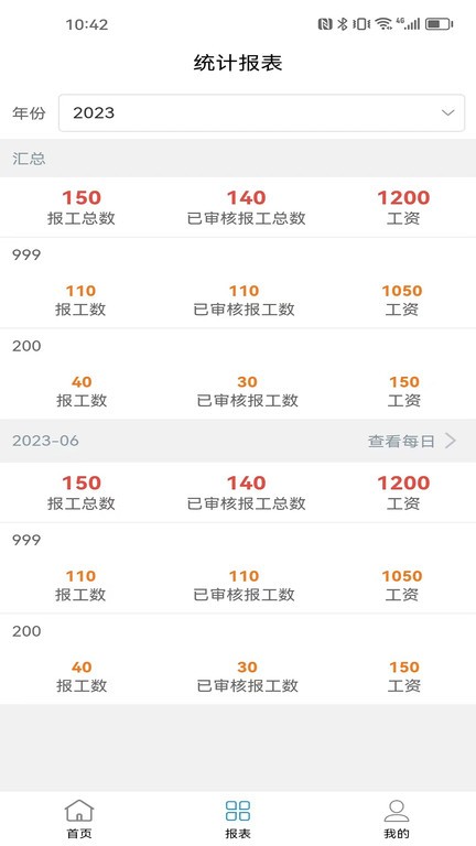 生产计件管理系统截图