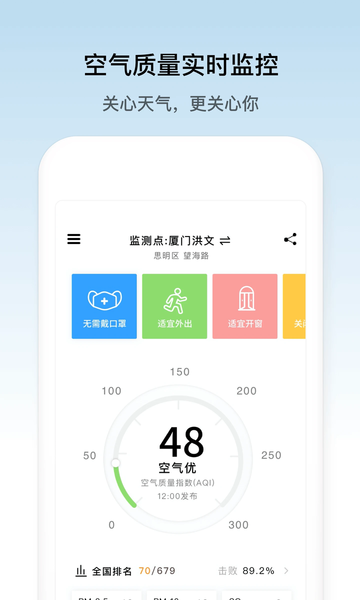 像素小天气截图