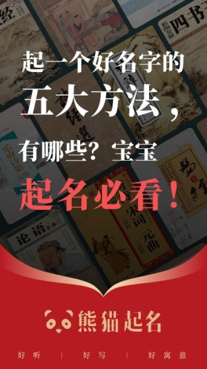 真熊猫起名截图