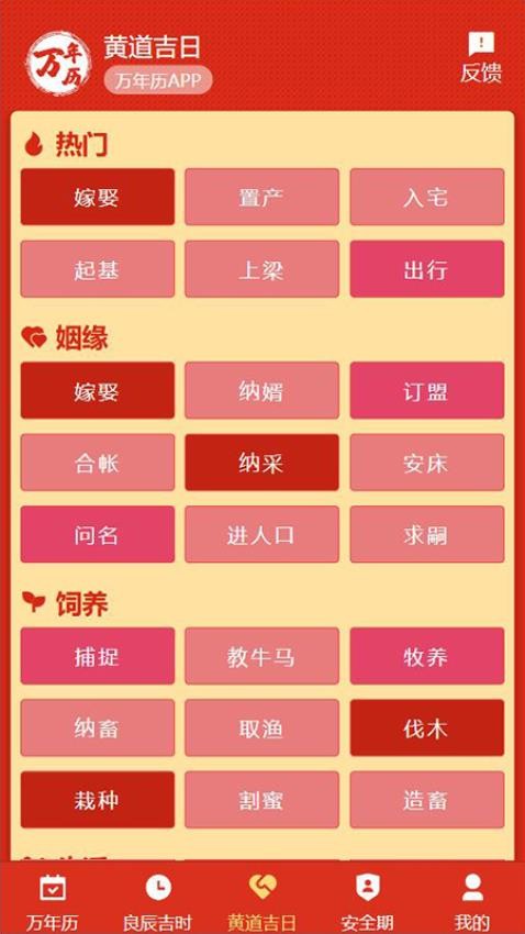 199万年历截图