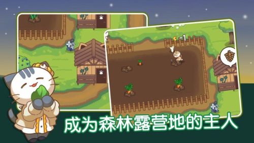 猫咪森林露营地的故事截图