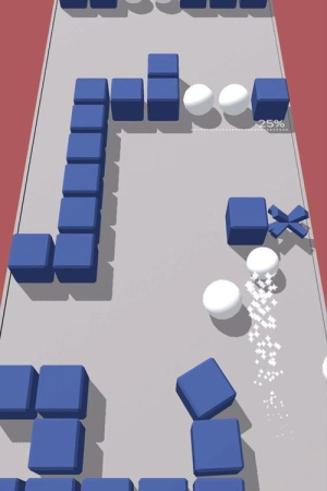 彩色躲避球球3d截图