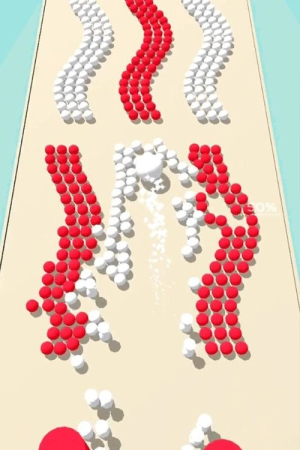 彩色躲避球球3d截图