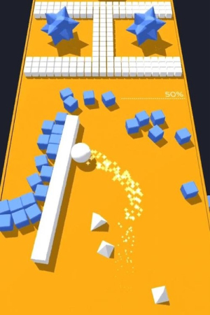 彩色躲避球球3d截图