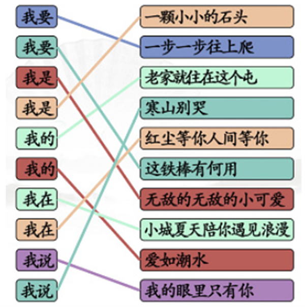 《汉字找茬王》连线我的歌怎么玩