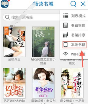 畅读书城怎么导入本地小说截图1